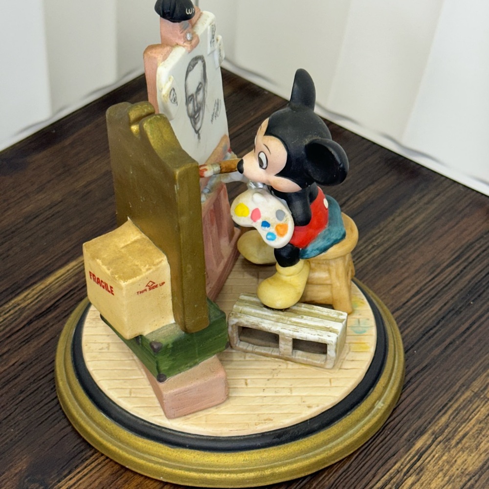 Disney Mickey Mouse “Self Portrait” Figurine